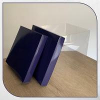 20x20x17.5 Asetat, Çift Taraflı Lacivert Karton Kutu