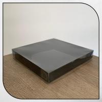 20x20x3 Altı Siyah Karton Üstü Asetat Kutu