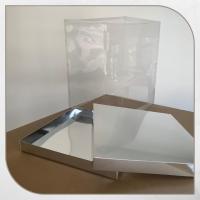 35x35x45 Altı Gümüş Metalize Karton Üstü Asetat Kutu