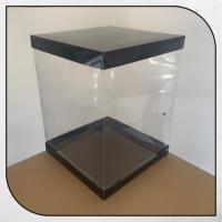 35x35x45 Altı Siyah Karton Üstü Asetat Kutu