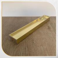 4x24x2 Ölçülü Altı Gold Metalize Karton Üstü Asetat Kutu