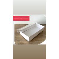 7x13x3 Altı Beyaz Karton Üstü Asetat Kutu