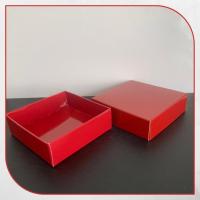 7x7x2.2 Bordo Komple Karton Kutu