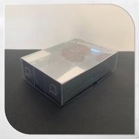 8x11x3 Altı Gümüş Metalize Karton Üstü Asetat Kutu