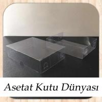 8x11x3 Ölçülü Asetat Kutu