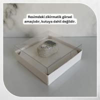 8x8x3 Beyaz İçten Kapanan Zikirmatik Kutusu