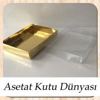10.5x14.5x2.5  Küçük Yasin Kutusu Gold Metalize
