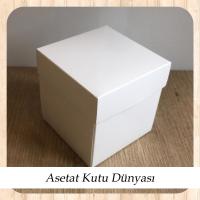 10x10x10 Beyaz Komple Karton Kutu