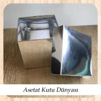 10x10x10 Gümüş Komple Karton Kutu
