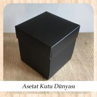 10x10x10 Siyah Komple Karton Kutu