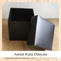 10x10x10 Siyah Komple Karton Kutu