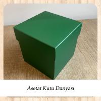 10x10x10 Yeşil Komple Karton Kutu