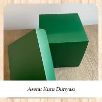 10x10x10 Yeşil Komple Karton Kutu