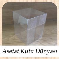 10x10x12 Ölçülü Asetat Kutu