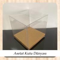 10x10x12 Altı Kraft İç Yükseltici Karton Üstü Otomatik Kutu