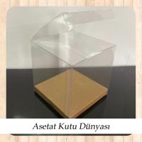 10x10x12 Altı Kraft İç Yükseltici Karton Üstü Otomatik Kutu