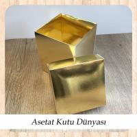 10x10x12 Gold Komple Karton Kutu