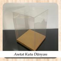 10x10x14 Altı Kraft İç Yükseltici Karton Üstü Otomatik Kutu