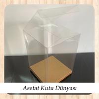 10x10x14 Altı Kraft İç Yükseltici Karton Üstü Otomatik Kutu