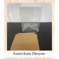 10x10x14 Altı Kraft İç Yükseltici Karton Üstü Otomatik Kutu