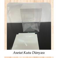 10x10x14 Altı Beyaz İç Yükseltici Karton Üstü Otomatik Kutu