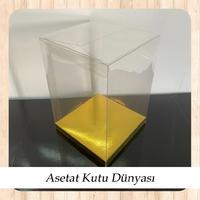 10x10x16 Altı Gold İç Yükseltici Karton Üstü Otomatik Kutu