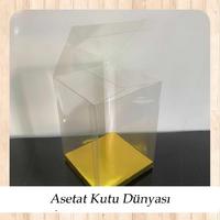 10x10x16 Altı Gold İç Yükseltici Karton Üstü Otomatik Kutu