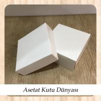 10x10x5 Beyaz Komple Karton Kutu