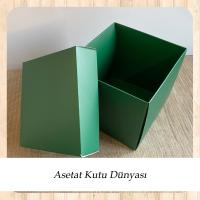 12x12x10 Yeşil Komple Karton Kutu