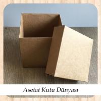 12x12x12 Kraft Komple Karton Kutu