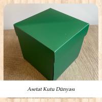 12x12x12 Yeşil Komple Karton Kutu