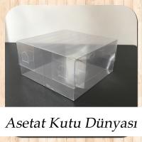 12x12x6 Asetat Kutu