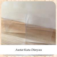 12x12x8.5 Asetat Kutu