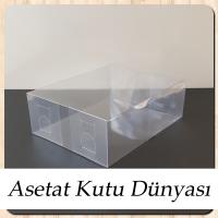 12x15x5 Ölçülü Asetat Kutu
