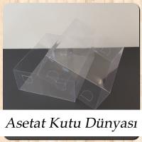 12x15x5 Ölçülü Asetat Kutu