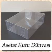 12x15x5 Ölçülü Asetat Kutu