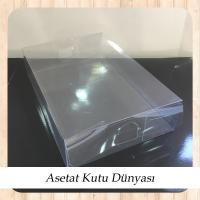 13x19x4.5 Ölçülü Asetat Kutu