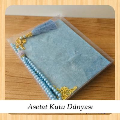 14x17x2 Ölçülü Şeffaf Asetat Yasin Ve Tespih Kutusu