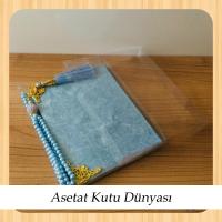 14x17x2 Ölçülü Şeffaf Asetat Yasin Ve Tespih Kutusu