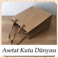 15.5x17x8 Ölçülü Kraft Karton Çanta