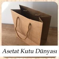 15.5x17x8 Ölçülü Kraft Karton Çanta