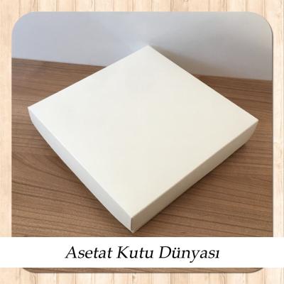 15X15X3 Beyaz Komple Karton Kutu