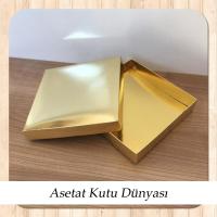 15X15X3 Gold Komple Karton Kutu