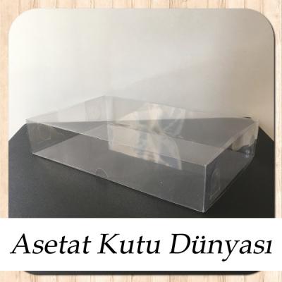 15x25x5 Ölçülü Asetat Kutu