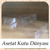 15x25x5 Ölçülü Asetat Kutu