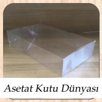 15x25x5 Ölçülü Asetat Kutu