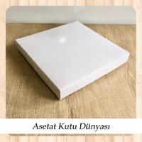 20x20x3 Beyaz Komple Karton Kutu