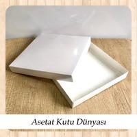 20x20x3 Beyaz Komple Karton Kutu