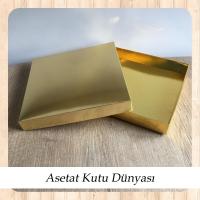 20x20x3 Gold Komple Karton Kutu
