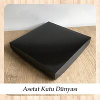 20x20x3 Siyah Komple Karton Kutu